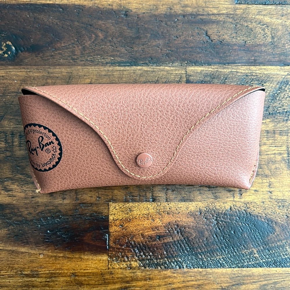 Ray-ban leather sunglasses case